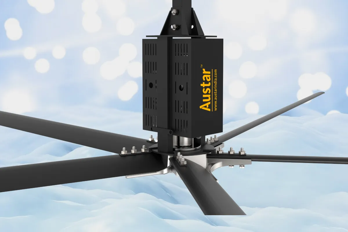 Geared drive — AS125 Geared HVLS fan
